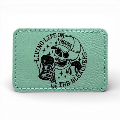 Custom Laser Engraved Leatherette Patches - 3" x 2" with Adhesive or Velcro Backing