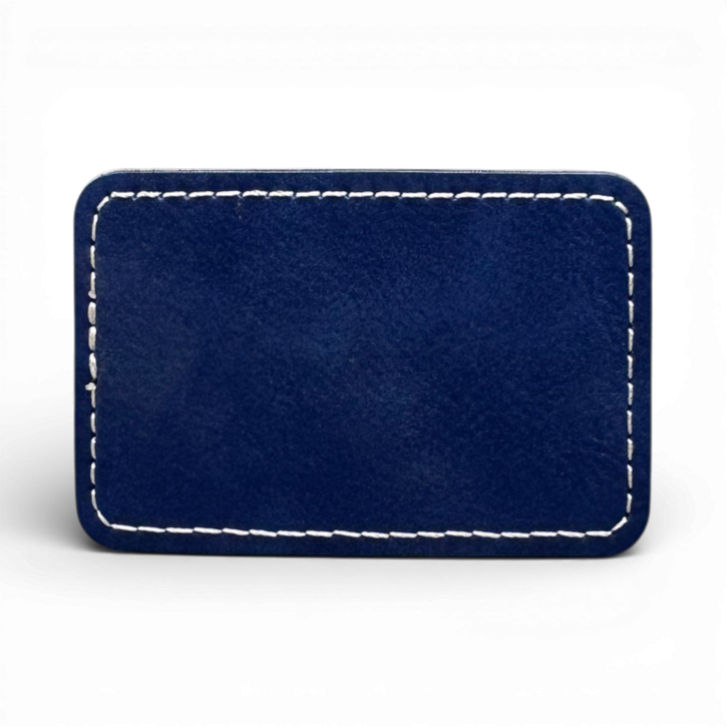 Custom Laser Engraved Leatherette Patches - 3" x 2" with Adhesive or Velcro Backing