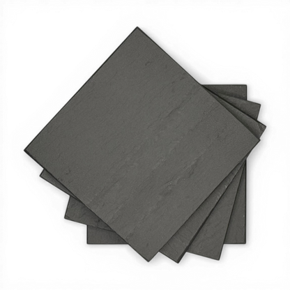 4-Piece American Heritage Hand-Cut Slate Coaster Set