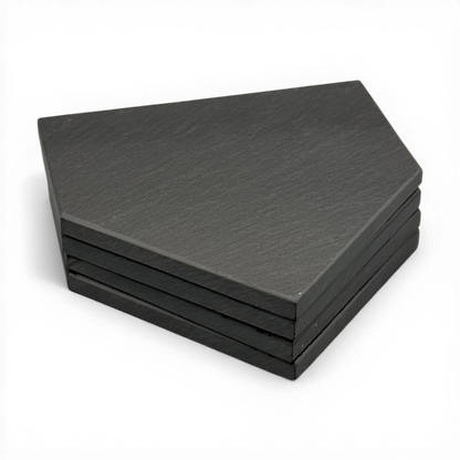 Artisan Baseball Themed Slate Coasters (4-Piece Set)