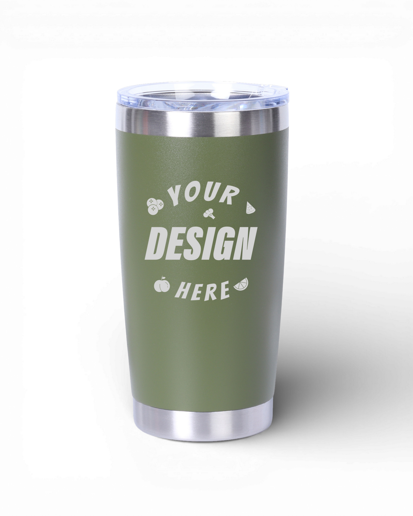 Custom Laser Engraved 20oz Insulated Tumbler | Personalized Travel Mug