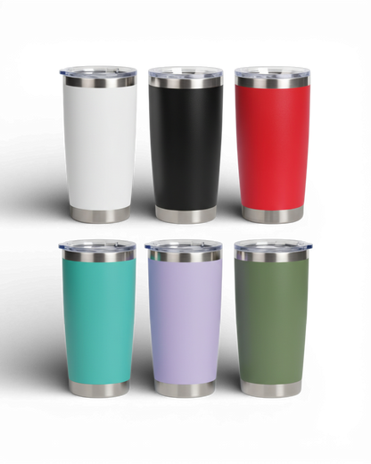 Custom Laser Engraved 20oz Insulated Tumbler | Personalized Travel Mug